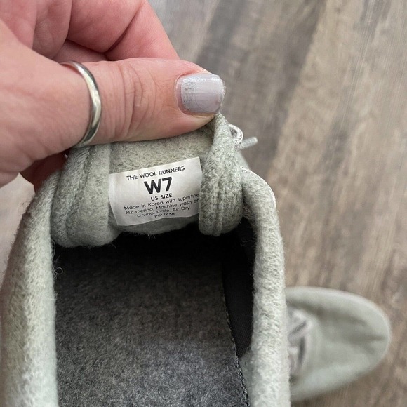 Allbirds Mint Green Wool Runners Size 7 - Picture 8 of 9